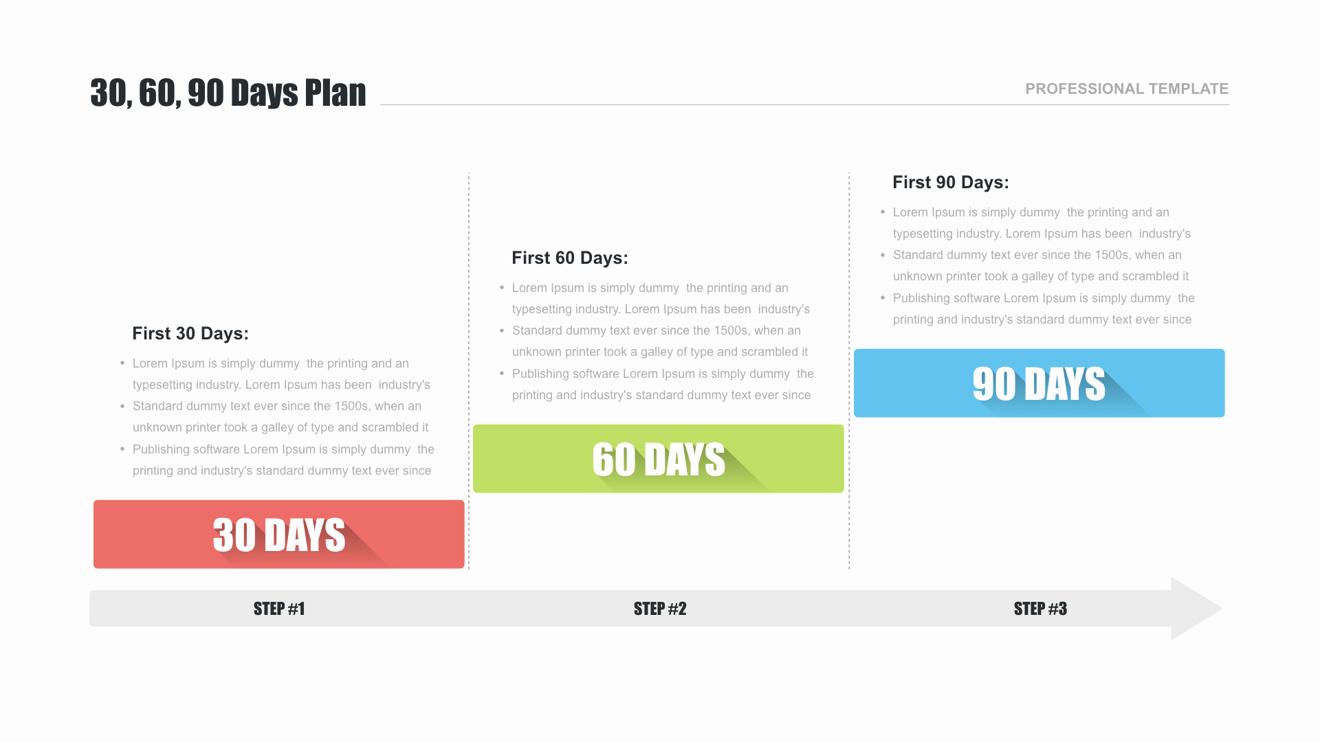 90 Day Planner Template New 30 60 90 Day Plan Template for Google Slides Free