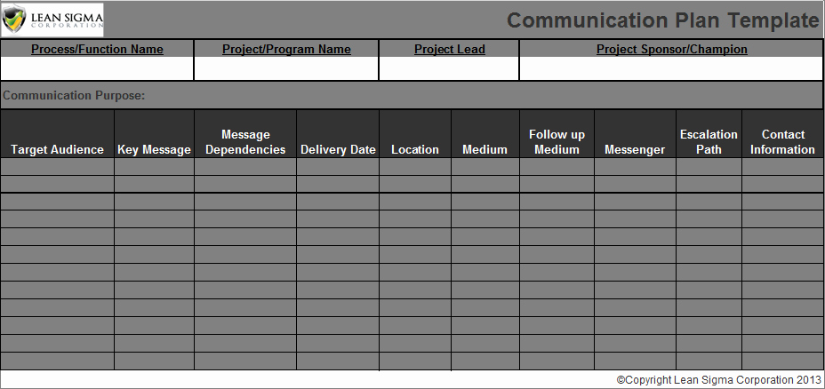 Communication Plan Template Free Fresh 301 Moved Permanently