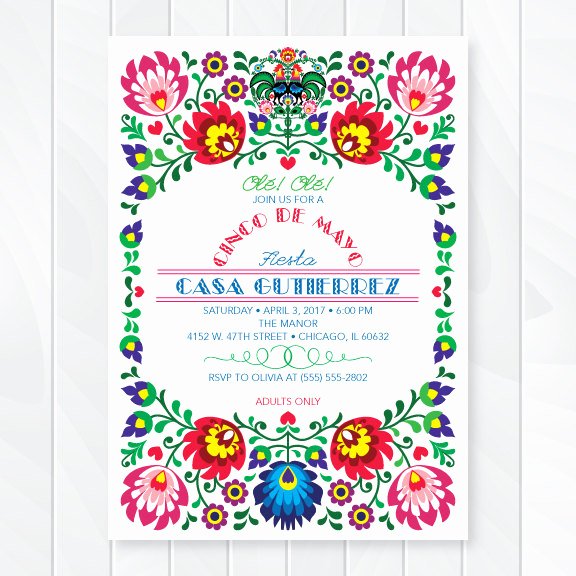 Fiesta Party Invitation Template Elegant Cinco De Mayo Fiesta Invitation – First Es Love then