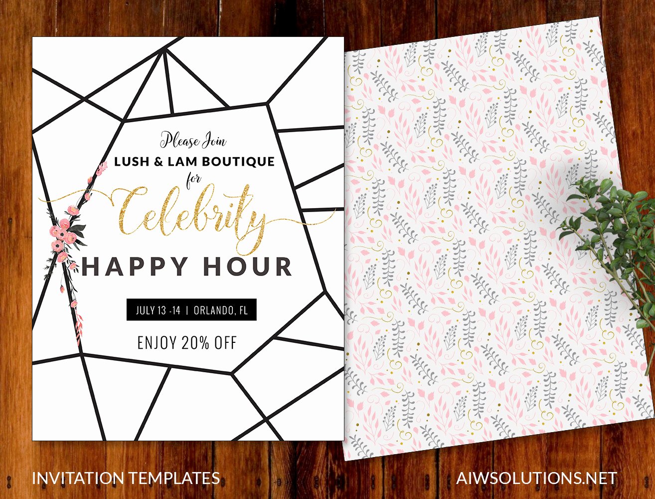Happy Hour Invitation Template Luxury Invitations event Template Save the Date Template Flyer