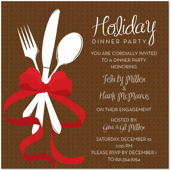 Holiday Dinner Invitation Template Inspirational the 21 Best Ideas for Christmas Dinner Invitation Most