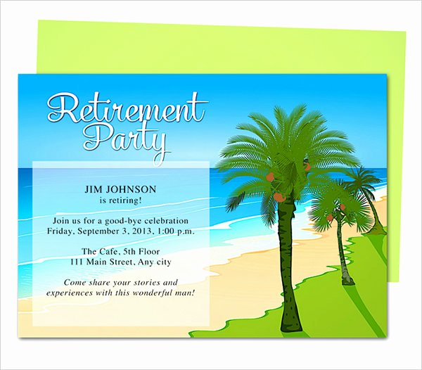 Party Invitations Template Word Lovely Free Retirement Party Invitation Templates for Word