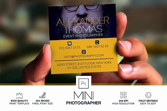 Photography Business Plan Template Best Of Mini Grapher Business Card Business Card Templates