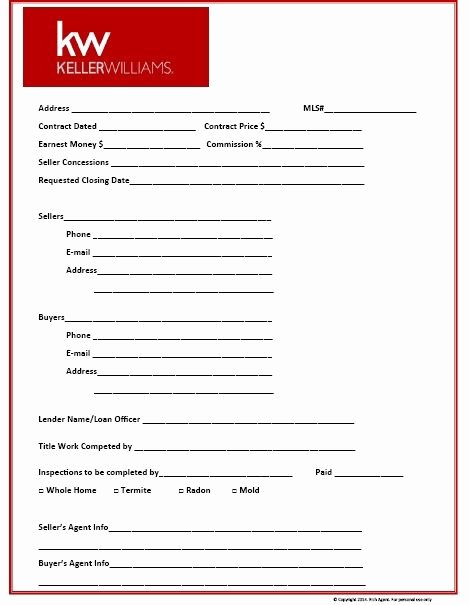 Property Listing form Template Best Of Prospecting for Real Estate Kit