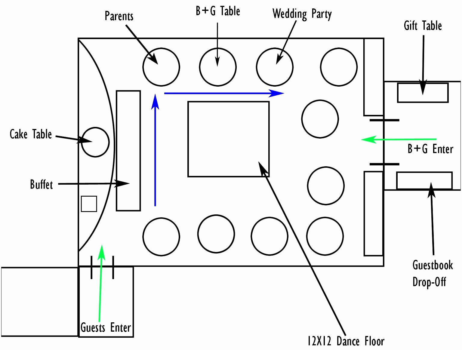 Wedding Floor Plan Template Beautiful Graphy Planning Diagram