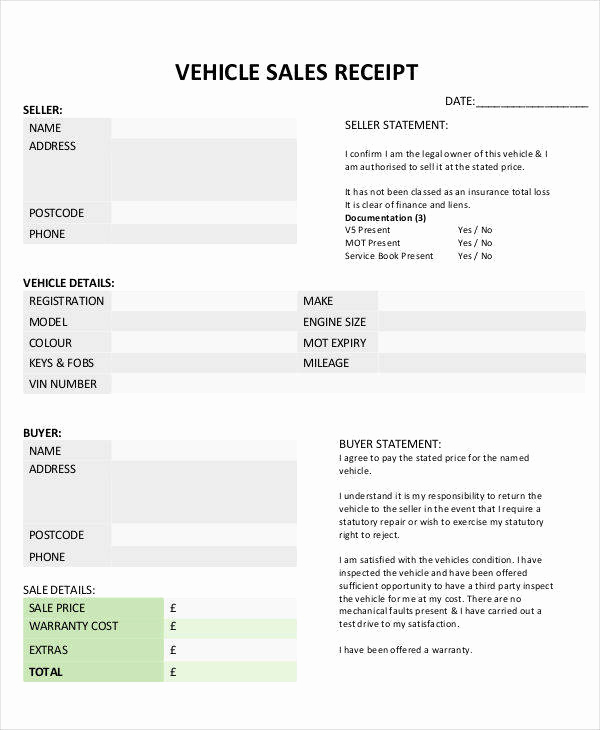 Car Sales Invoice Template Luxury Free 11 Car Sale Invoice Templates In Pdf Word