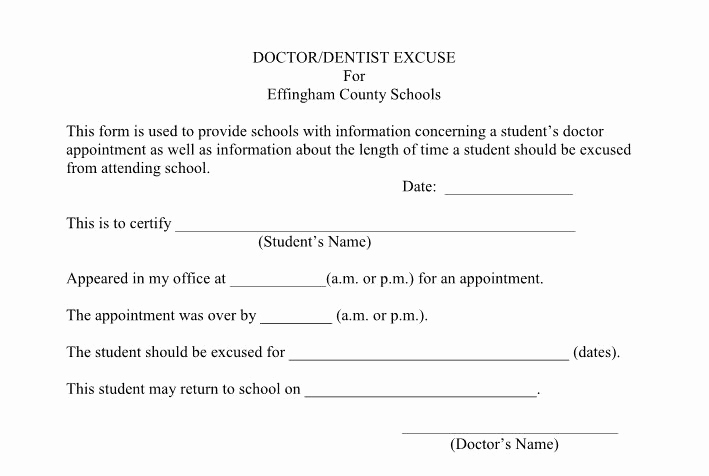 Doctors Note Template Free Download New 27 Free Doctor Note Excuse Templates Free Template
