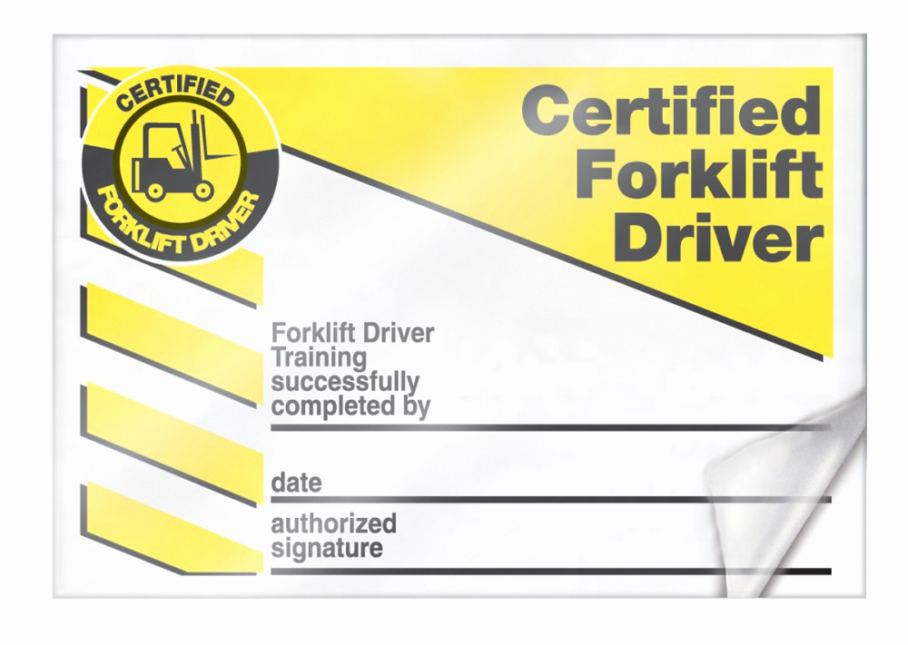 Forklift Certificate Template Free Best Of forklift Certification Cards Lkc230
