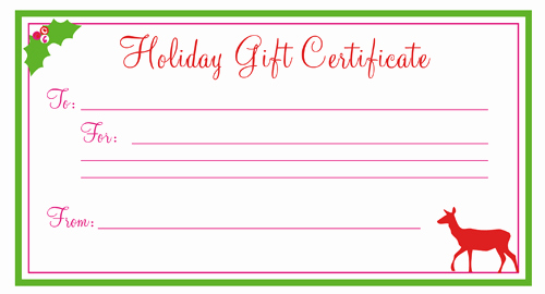Free Downloadable Gift Certificate Template Awesome 28 Cool Printable Gift Certificates