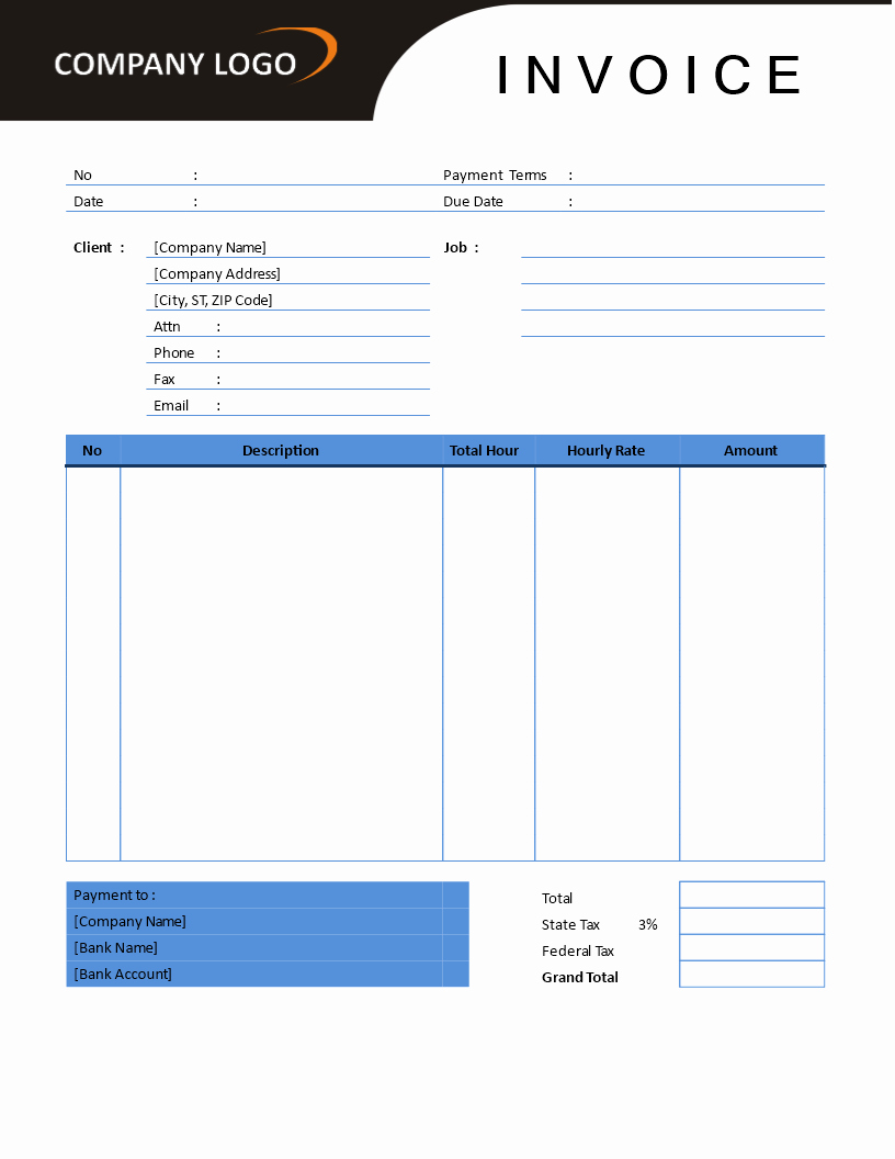 Freelance Hourly Invoice Template Best Of Freelance Invoice Hourly Service Download This Freelance
