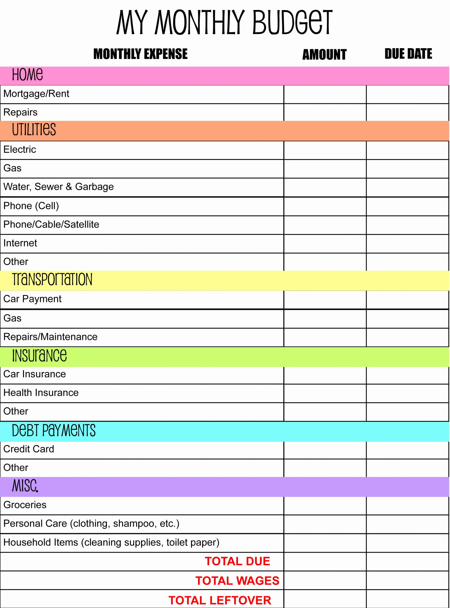 Household Monthly Budget Template Best Of Monthly Bud Planner I Made anderson Publications