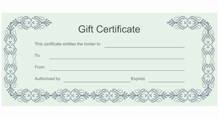 Online Gift Certificate Template New 18 Gift Certificate Templates Excel Pdf formats