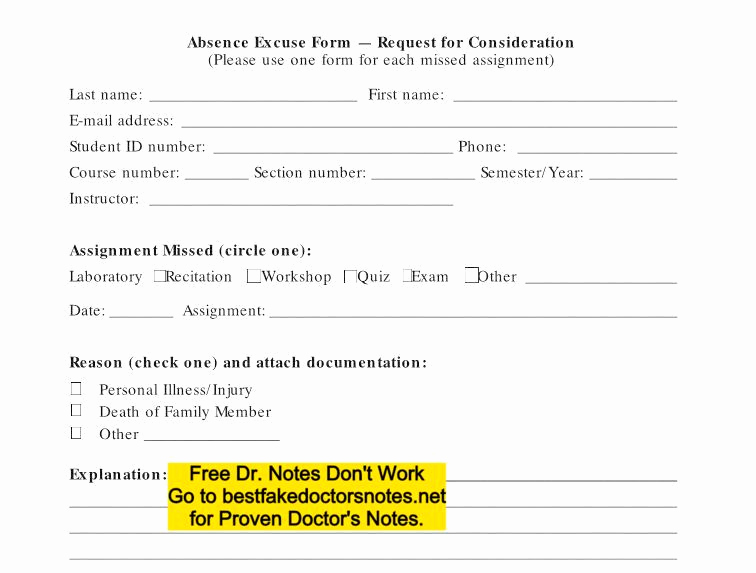 Real Doctors Note Template Awesome Download Fake Doctors Note Templates &amp; Excuses