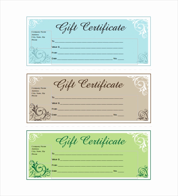 Sample Gift Certificate Template Elegant 19 Business Gift Certificate Templates Word Psd Ai