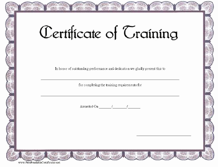 Training Certificate Template Free Download New 15 Training Certificate Templates Free Download Designyep