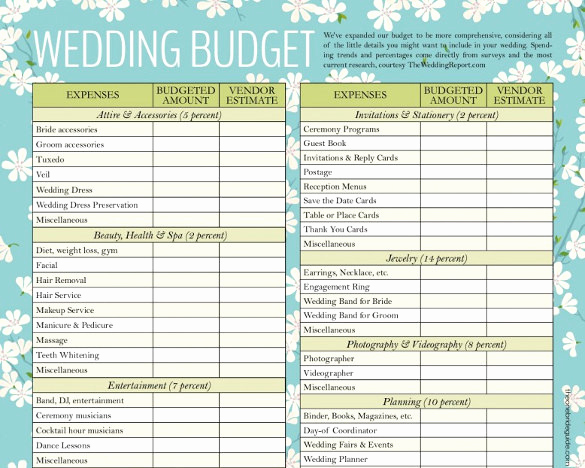 Wedding Budget Template Excel Best Of Wedding Bud Template 16 Free Word Excel Pdf